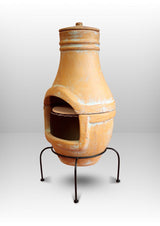 Clay Pizza Oven with Stand & Grill