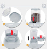 DS BS 3.8L Pet Automatic Feeding Bowls Pet Food Feeder