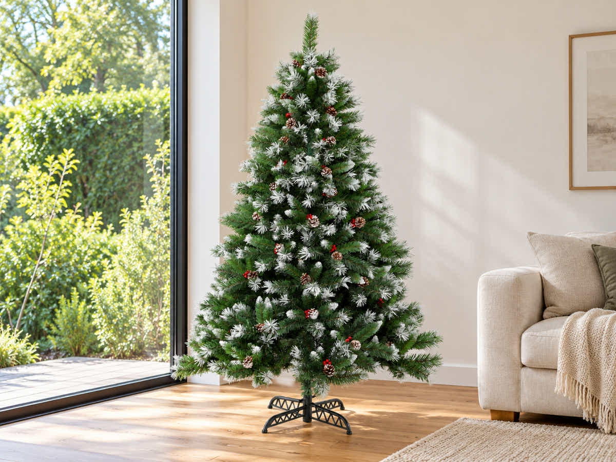 DS Christmas Tree with Red Berry Tips - 5FT/150cm