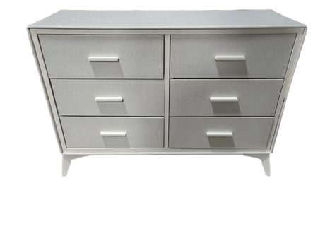 Delani 6-Drawer Lowboy - Cream