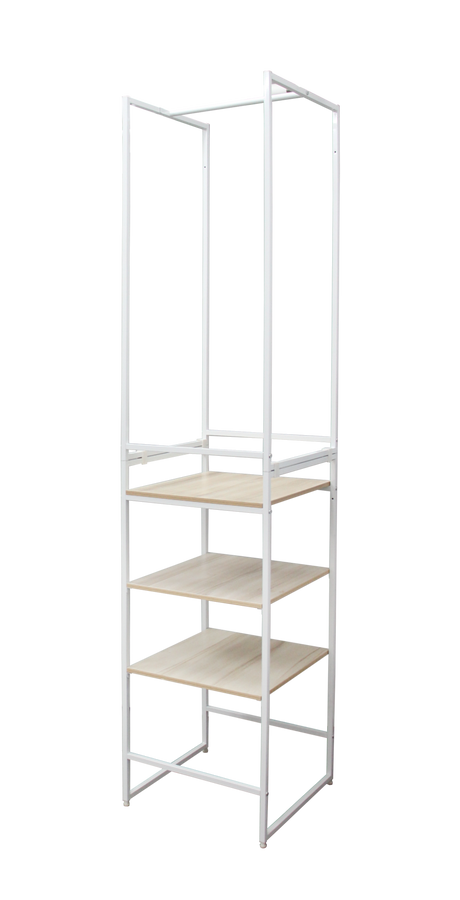 Delani Open Wardrobe with Shelves