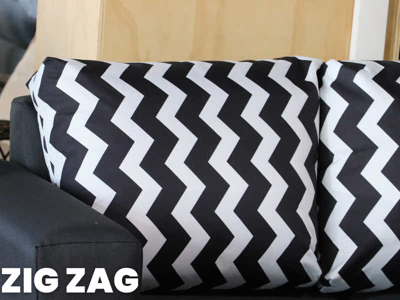 DS NZ Made Ezra Corner Sofa with Zig Zag Cushions