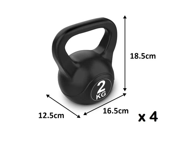 Cement Kettlebell 2kg - Set of 4