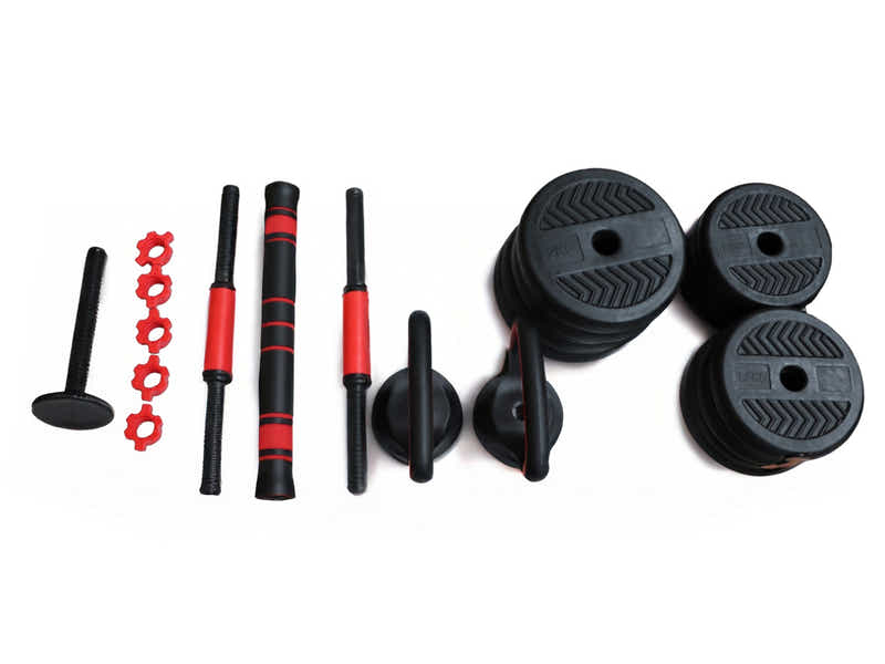 Dumbbell Set 6in1 Adjustable Barbell 40KG