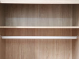 Bardalona 2-Door Wardrobe Oak