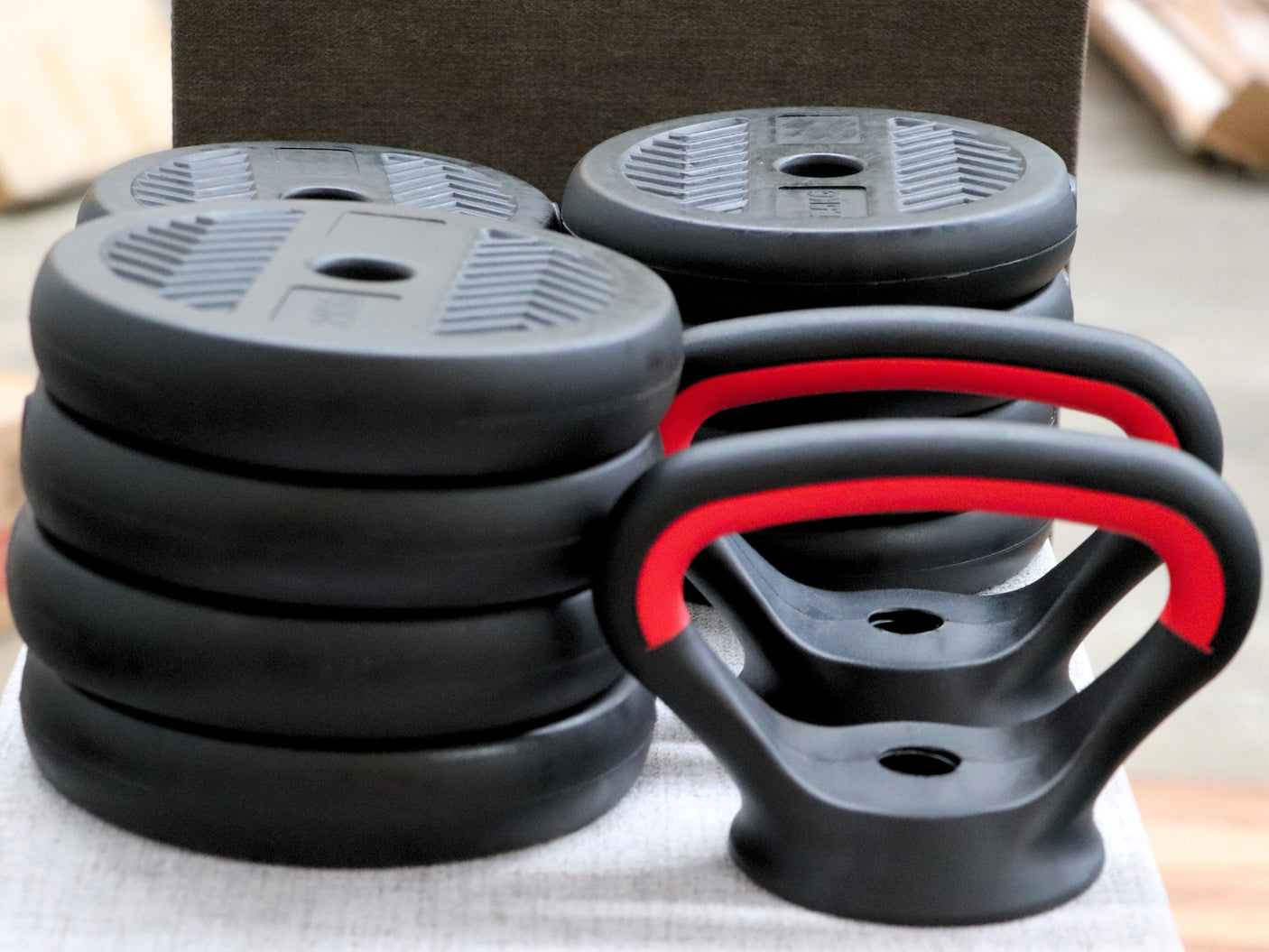 Dumbbell Set 6in1 Adjustable Barbell 20KG