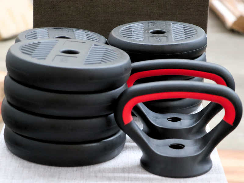 Dumbbell Set 6in1 Adjustable Barbell 40KG