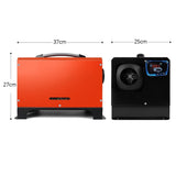 DS BD Diesel Air Heater All-in-One 12V 8KW Parking Car Truck Remote Black Orange
