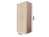 Bardalona 2-Door Wardrobe Oak