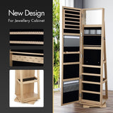 DS BD 360 Degree Mirror Jewellery Cabinet Freestanding Organiser Armoire