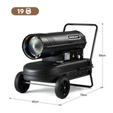 DS BD Industrial Fan Heater 38kW Diesel Kerosene for Workshop Warehouse Shed