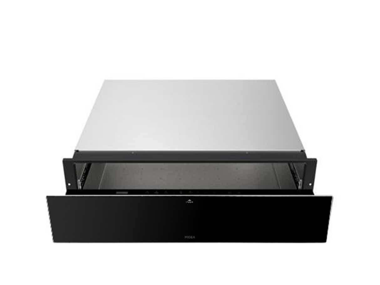 Midea Warming Drawer with Black Glass