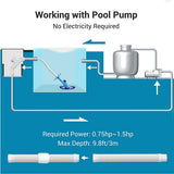 DS BD Pool Vacuum Cleaner Suction Automatic Climb Wall Above In Ground Floor