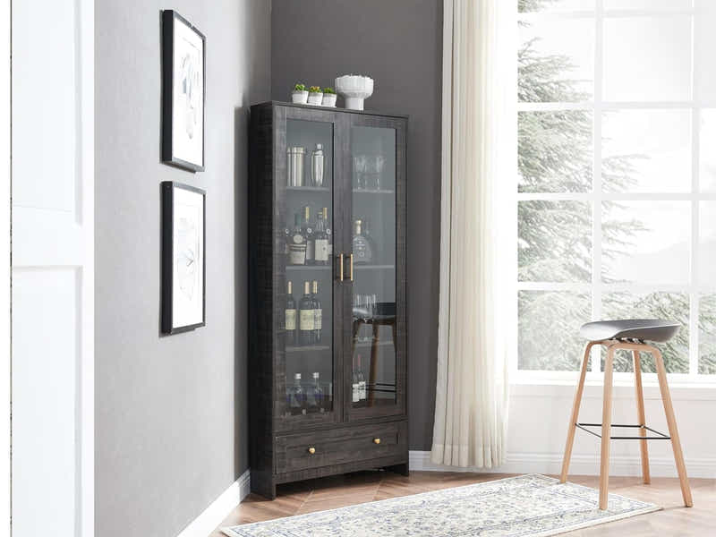Display Cabinet Black