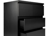 DS Tiko 5-Drawer Tallboy - Black Oak