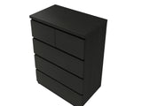 DS Tiko 5-Drawer Tallboy - Black Oak
