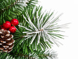 DS Christmas Tree with Red Berries - 7FT/210cm