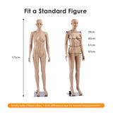DS BD Female Mannequin Full Body Torso Dress Form 175CM Adjustable Detachable