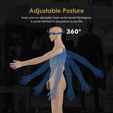 DS BD 185CM Male Mannequin Full Body Dress Form Adjustable Detachable Skin