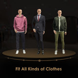 DS BD 185CM Male Mannequin Full Body Dress Form Adjustable Detachable Skin