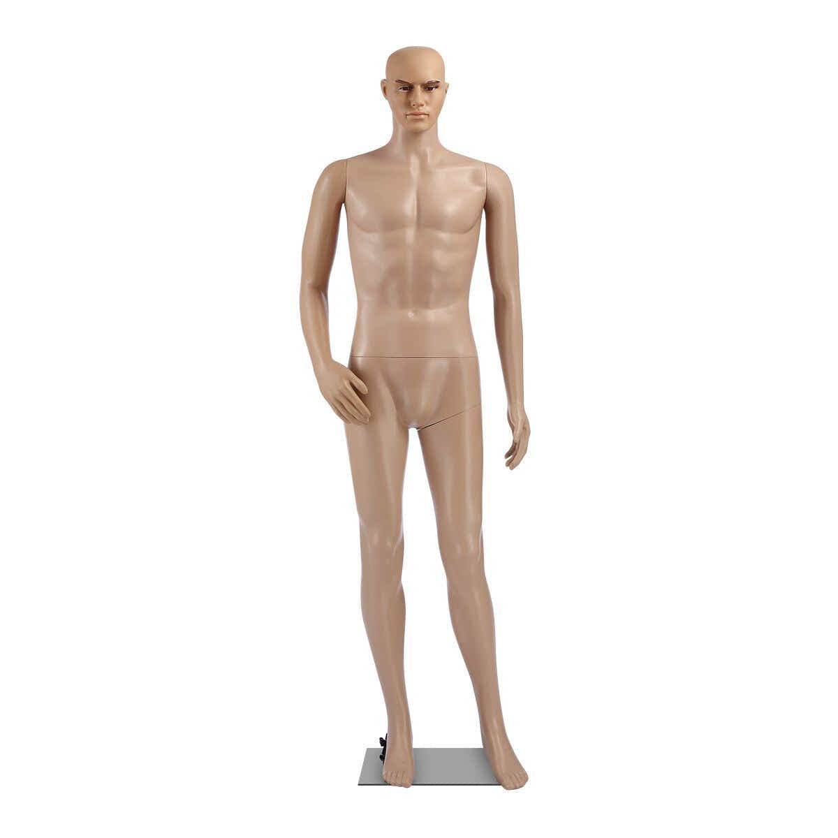 DS BD 185CM Male Mannequin Full Body Dress Form Adjustable Detachable Skin