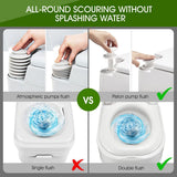 DS BD 24L Portable Toilet Camping Travel Mobile Potty White Grey 44.5x35x44cm
