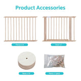 DS BD Kidbot Wooden Playpen Foldable Fence Kids Activity Centre Playard 10 Panel