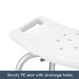 DS BD Adjustable Shower Chair Seat Bath Stool Bench Assist Grab Bar Aid Elderly