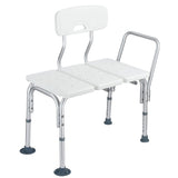 DS BD Adjustable Shower Chair Bath Seat Stool Medical Tub Transfer Bench Armrest