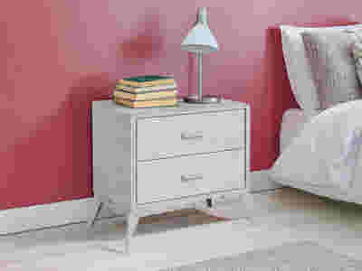 Delani Bedside Table - Grey