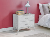 Delani Bedside Table Grey