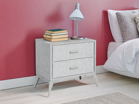 Delani Bedside Table Grey