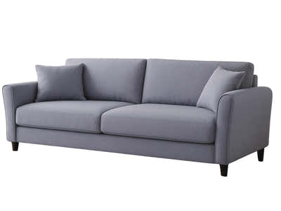Cozza Linen Sofa - Grey