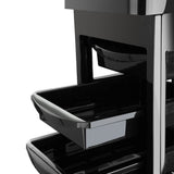 DS BD Hairdressing Storage Rolling Tool Cart Salon on Wheels 6 Tiers 5 Tray