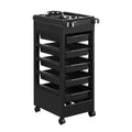 DS BD Hairdressing Storage Rolling Tool Cart Salon on Wheels 6 Tiers 5 Tray