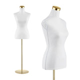 DS BD Female Mannequin Torso Display Manikin Dress Form Base 164-180CM White