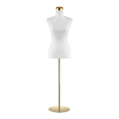 DS BD Female Mannequin Torso Display Manikin Dress Form Base 164-180CM White