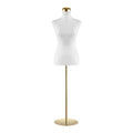 DS BD Female Mannequin Torso Display Manikin Dress Form Base 164-180CM White