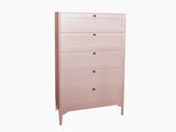 Lonna Steel Tallboy 5-Drawer Pink New