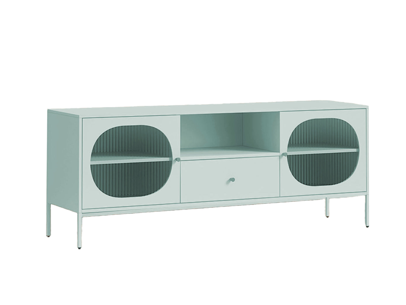 Lonna Steel TV Entertainment Unit 1.6M Mint