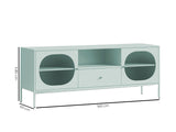 Lonna Steel TV Entertainment Unit 1.6M Mint
