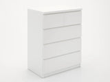 Tiko 5-Drawer Tallboy - White
