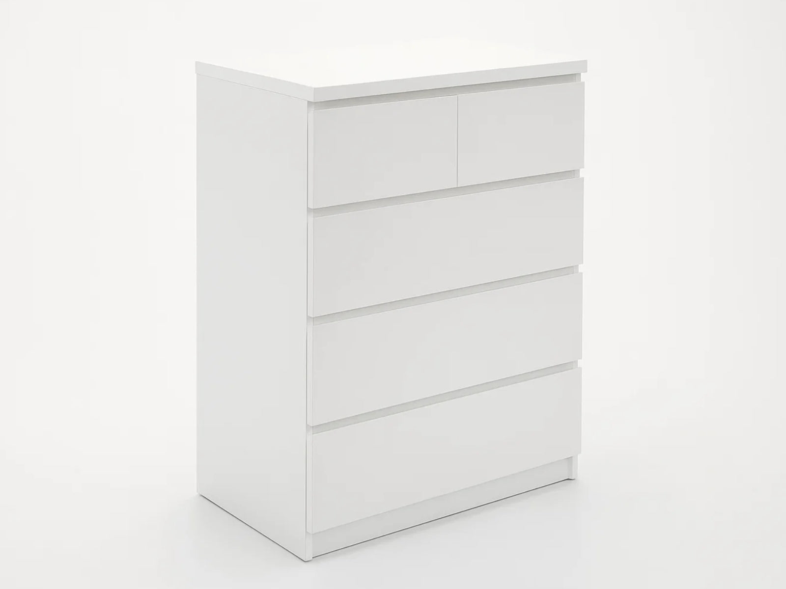 Tiko 5-Drawer Tallboy - White