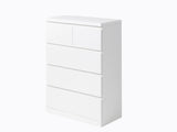 Tiko 5-Drawer Tallboy - White