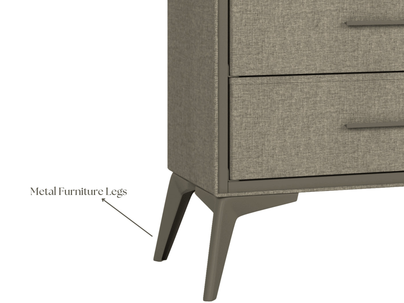Delani Bedside Table Brown