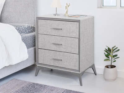 Delani 3-Drawer Chest - Grey