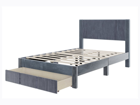 Rae Bed Frame With Drawer - Queen