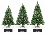 DS Christmas Tree with Red Berries - 7FT/210cm