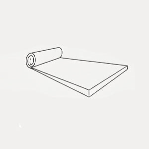 Roll out the vacuum-sealed mattress on the floor