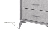 Delani 3-Drawer Chest - Grey
